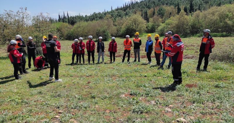 İNDAK Gönüllüleri Eğitim İçin Sahaya İndi